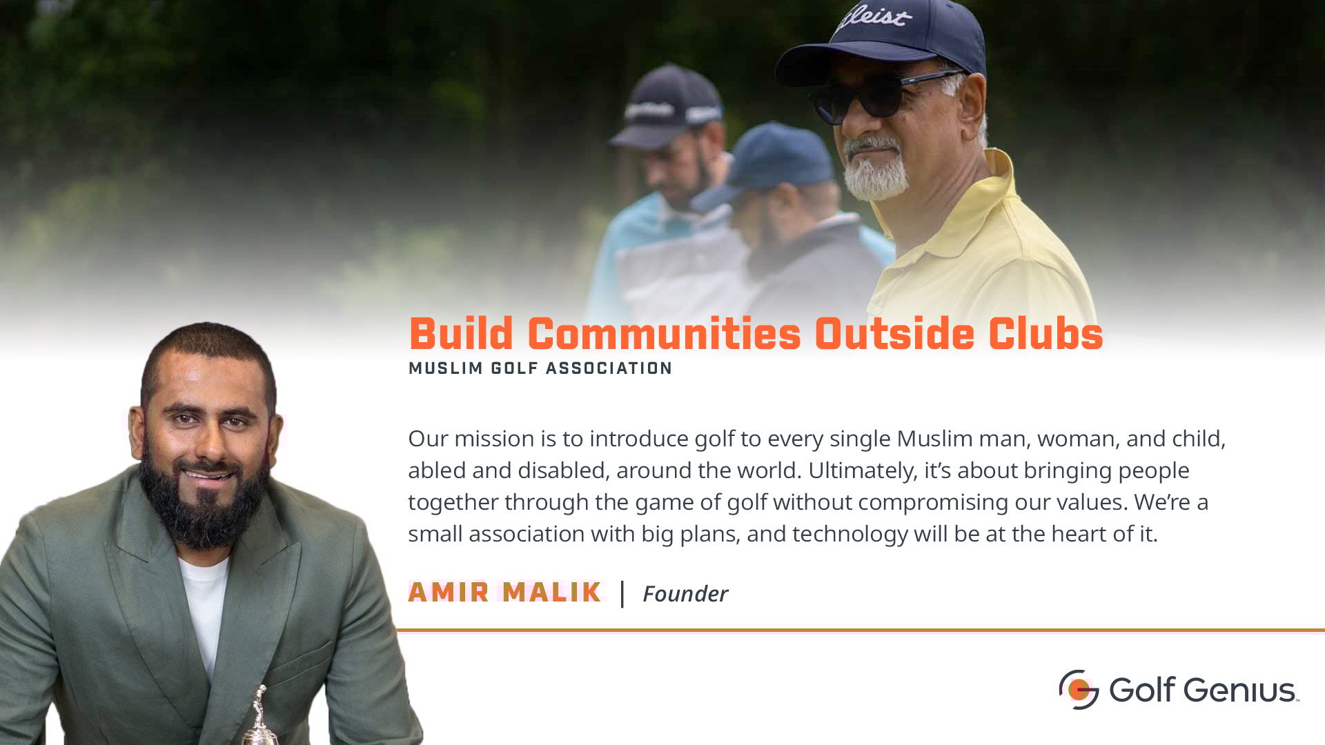 Muslim Golf Association Founder, Amir Malik